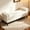 Ivory-Black, variant on Arouseden 66" End of Bed Benches King Size with Black Wood Frame,White Long Ottoman Bench for Bedroom with 2 Bolsters,Upholstered Window Bench for Living Room