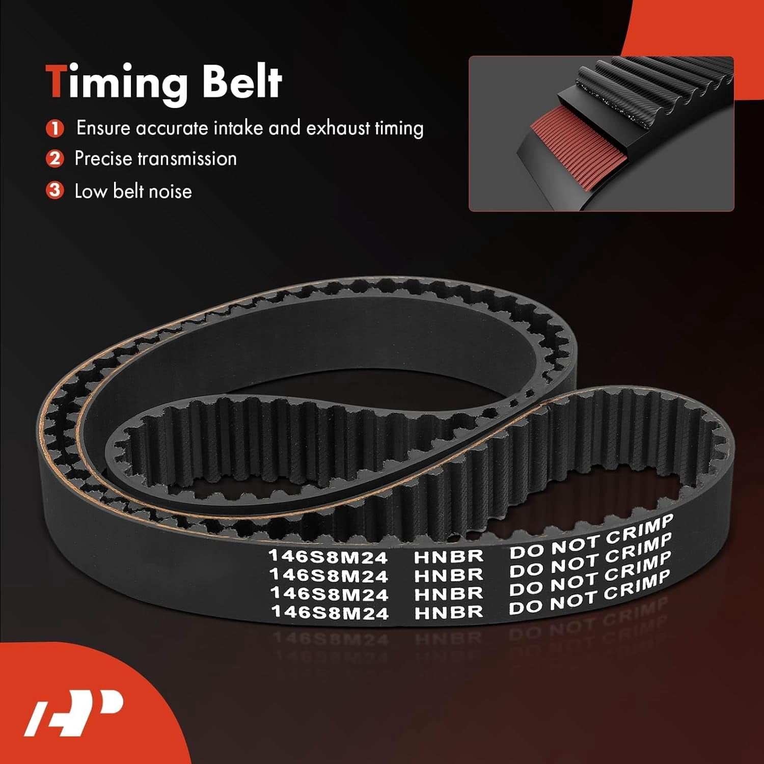 A-Premium Engine Timing Belt Kit with Water Pump Compatible with Chevrolet Sonic 12-18 Aveo Aveo5 Cruze Limited Pontiac G3 Wave Saturn Astra Suzuki Swift+ L4 1.6L 1.8L DOHC