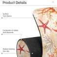 thumbnail image 4 of Yayeee Faucet Mat for Kitchen Sink 30" Diatomite Long Splash Guard Pad, Orange Starfish, 2 Pack, 4 of 7
