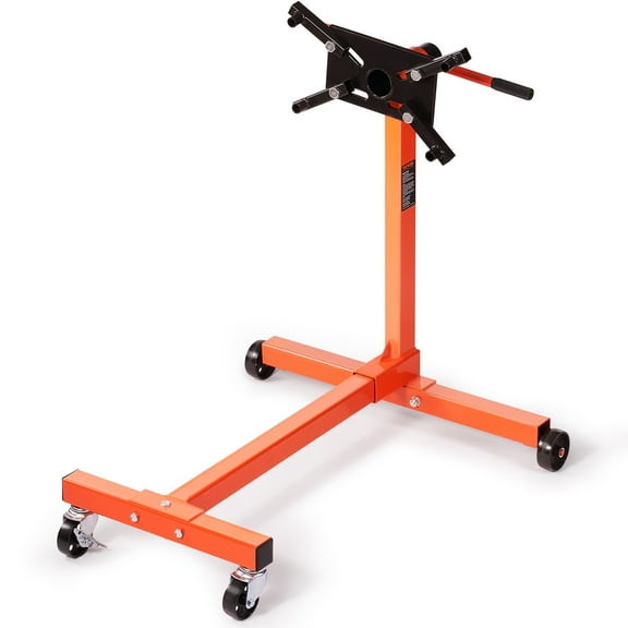 VEVOR Engine Stand 750lbs Motor Hoist Dolly 360 Degree Adjustable Mounting Head