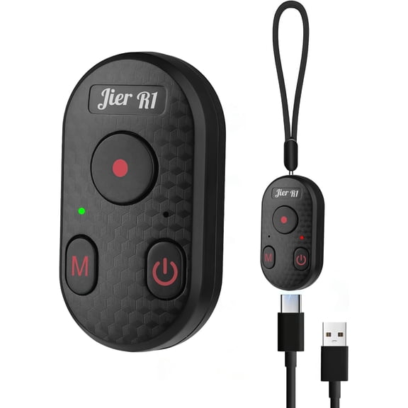 Bluetooth Camera Remote Control for iPhone, Camera Shutter Remote with Type-C Charging - 65ft Range - Instant Pairing - Compatible with iPhone 12-17 Pro Max, 8-13, Android Phones