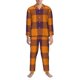 thumbnail image 3 of Fotbe Fall Buffalo Plaid Pijama de Hombre con Estampado de Manga Larga, Conjunto de 2 Piezas, Ropa de Dormir Suave y Cómoda con Bolsillos-Small, 3 of 7