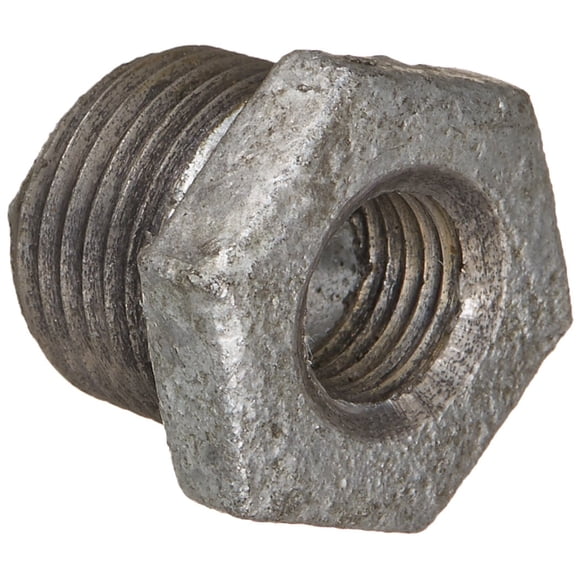 LDR Industries, 1/2-Inch X 1/4-Inch LDR 311 B-1214 Galvanized Bushing, Black