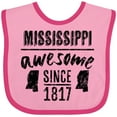 thumbnail image 3 of Inktastic Mississippi Awesome Since 1836 Boys or Girls Baby Bib, 3 of 4