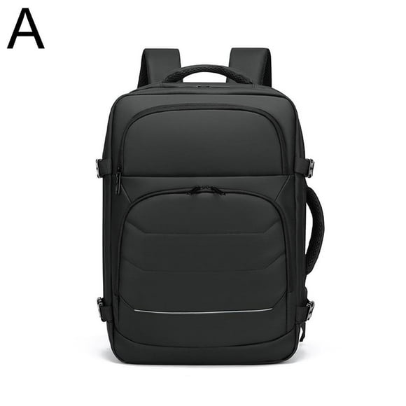 Black men's backpack foreign trade large capacity junior high school students simple commuter computer bag