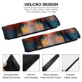 thumbnail image 2 of Werpe Clouds Water Reflection Car Safety Belt Shoulder Pad Interior Decor Funny Ideal for Car Accessories 2Pcs, 2 of 6