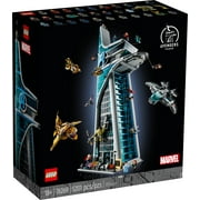LEGO Marvel Avengers Tower Building Kit, Detailed Recreation of the Iconic HQ Featuring Classic Movie Scenes, 31 Figures and Accessories, Gift for Marvel Fans and Model-Makers, 76269
