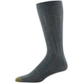 thumbnail image 2 of GOLDTOE Edition Mens Dress Rib Crew Socks, 3-Pack, 2 of 4