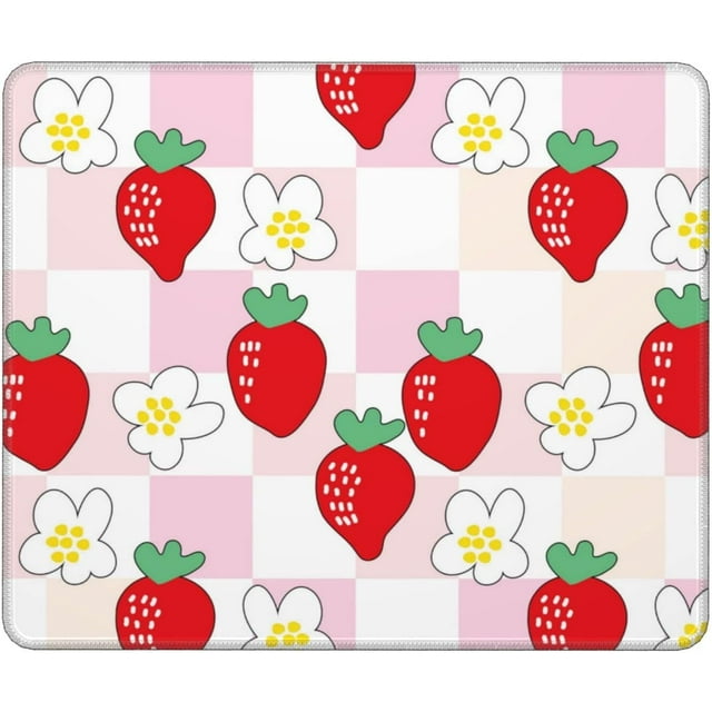 Pink Desk PC Mouse Pad NonSlip Rubber Base Mousepad for Laptop Office Home Working, Add a Pop of Color and Functionality to Your Workspace, Perfect for Everyday Use
