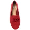 thumbnail image 5 of Journee Womens Cordell Slip On Square Toe Loafer Dress Flats, Widths Available, 5 of 10