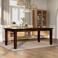 thumbnail image 2 of Furniture of America Arlen Wood Extendable Dining Table in Dark Cherry, 2 of 8