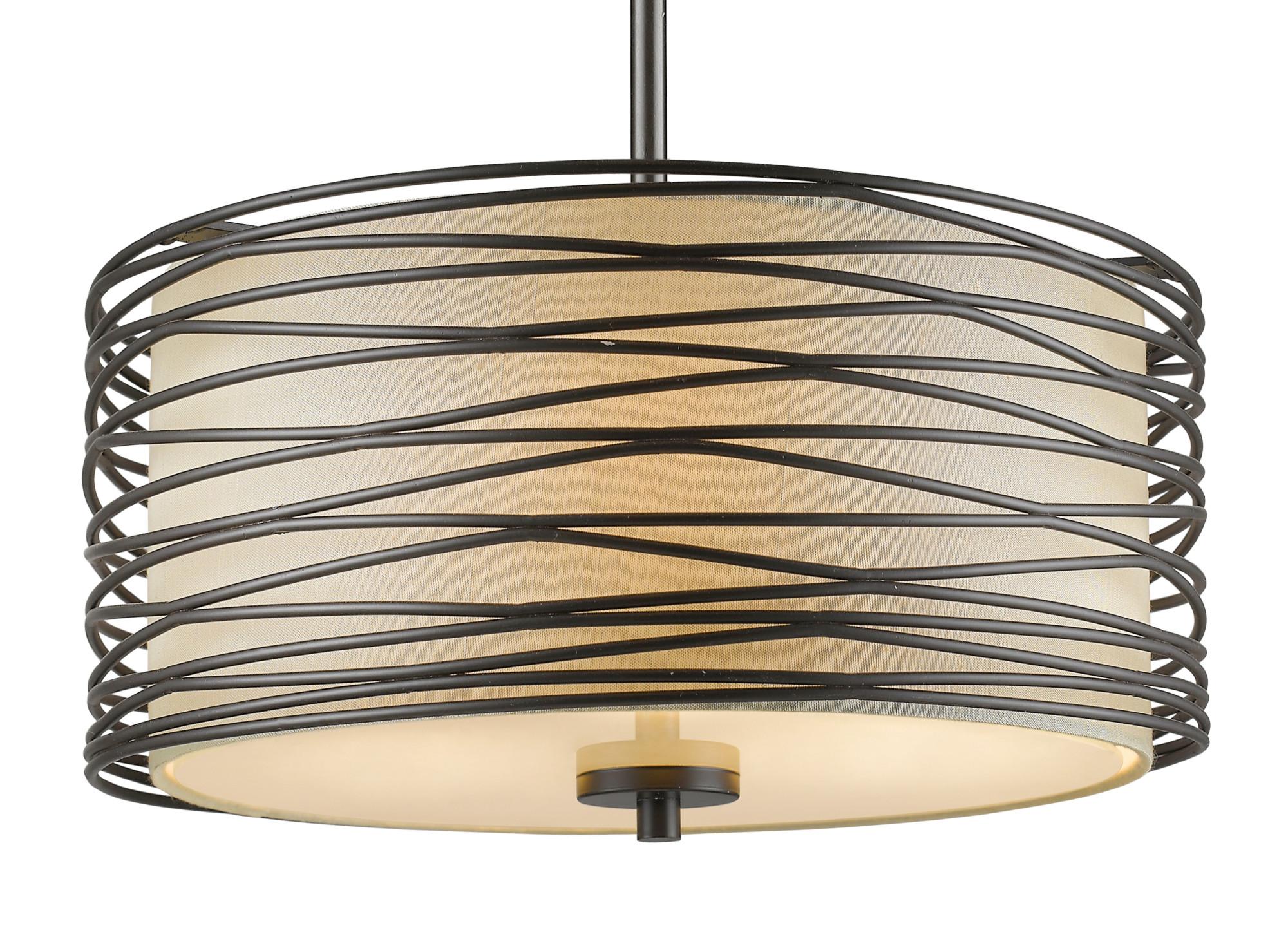 3 Light Pendant 200914BRZ