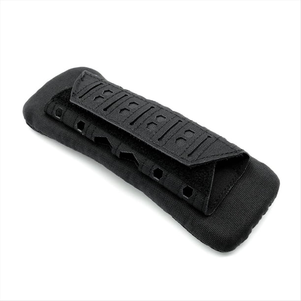 Hombreras Chaleco Transpirable Hombreras Acolchado de Hombros Almohadillas Antideslizantes Almohadillas para Correas de Hombro Al Aire Libre (Negro)
