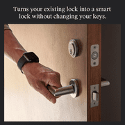 Level Bolt Smart Lock, Bluetooth Deadbolt, Works with Your Existing Lock, Keyless Entry, Smartphone Access, Works with Ring and Apple HomeKit