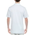 thumbnail image 2 of Peter Millar mens  Highlands Performance Jersey Polo Shirt, XL, White, 2 of 3
