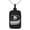 Black, variant on Stainless Steel Letter D Initial 3D Monogram Engraved Small Rectangle Dog Tag Charm Pendant Necklace