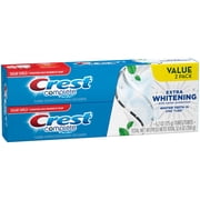 (2 pack) (2 pack) Crest Complete Multi-Benefit Extra Whitening Clean Mint Toothpaste 6.2 oz Twin Pack