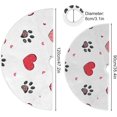 thumbnail image 3 of FMSHPON Valentine's Day Tree Skirt Large Mother's Day Red Hearts Xmas Christmas Tree Skirt Stand Mat for Holiday Party Decoration Indoor Outdoor 36 inches, 3 of 6