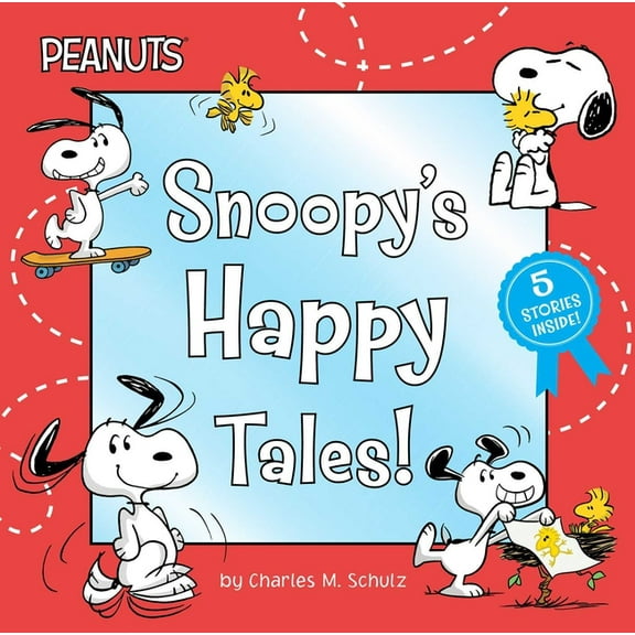 Peanuts Snoopy's Happy Tales!: Snoopy Goes to School; Snoopy Takes Off!; Shoot for the Moon, Snoopy!; A Best Friend for Sno, (Hardcover)