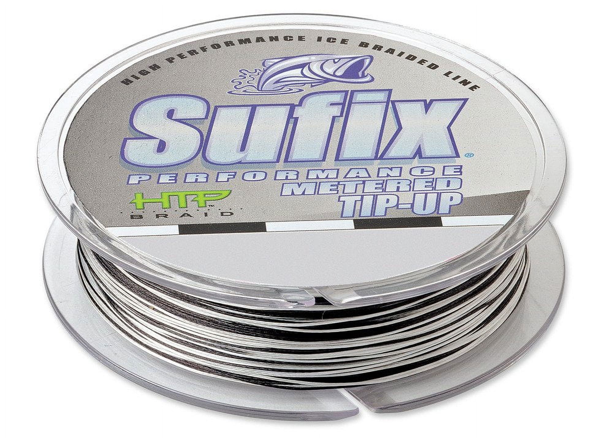 Sufix 610-115MC Performance Tip Up Ice Fishing Braided Line, 15lb, 50yd,  Metered 