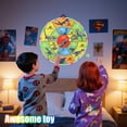 thumbnail image 2 of Juego de dinosaurios con forma de bola adhesiva para niños Dartboard ZOHANINDL de 76 cm, 2 of 7
