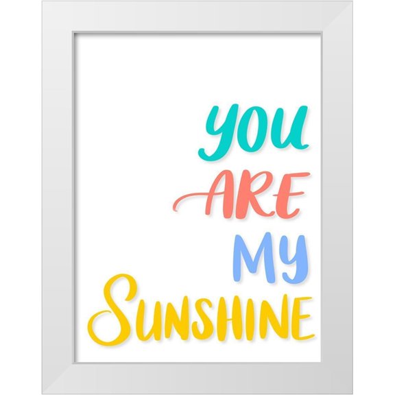 Batista, Dee 12x14 White Modern Wood Framed Museum Art Print Titled - My Sunshine