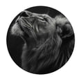 thumbnail image 4 of WYYP Outdoor Fitted 100% Polyester Fiber Table Cover - Majestic Lion Design White, 4 of 8