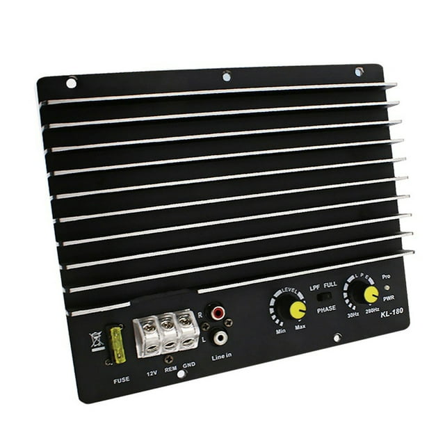 TFixol 12V 1000W Car Audio Power Amplifier Subwoofer Power Amplifier Board Audio Diy Amplifier Board Car Player KL-180