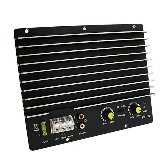 TFixol 12V 1000W Car Audio Power Amplifier Subwoofer Power Amplifier Board Audio Diy Amplifier Board Car Player KL-180