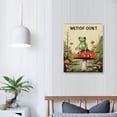 thumbnail image 3 of GOSMITH Retro Frog Travel Poster Vintage Frog Mushroom Canvas Wall Art Cute Animal Froggy Prints Painting Positive Quote Affirmation Print Cottagecore Wall Decor for Bedroom 16x20"/ 12x16", 3 of 4