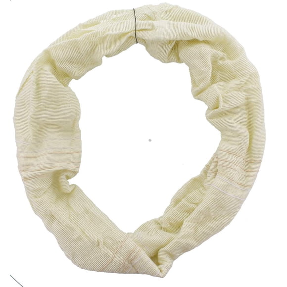 Hand Woven Bamboo Cowls 42 inches W x 140 inches C Yellow