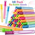 thumbnail image 2 of Bubble Wands IJIGU, paquete de 48 unidades a granel en 6 colores para niños, 2 of 7
