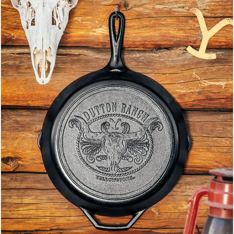Lodge Yellowstone Dutton Ranch Seasoned Cast Iron 10.25 Skillet