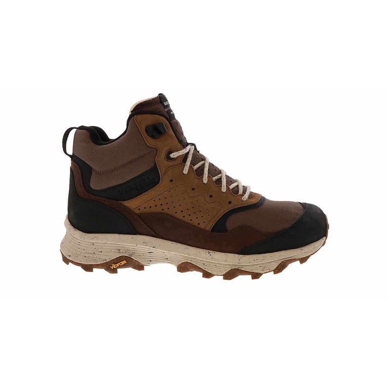 Merrell Men\'s Speed Solo MID WP  Brown/Tan EARTHHiking Boot Sneakers shoes 8 1/2 Speed Solo Mid Waterproof — Men main image 3