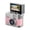 Pink, variant on Mini Keychain Digital Camera with Flip Screen, Pocket Photo & Video Camera with 64GB Card, Wearable Pendant Camera for Selfie, Travel & Vlogging (Pink)