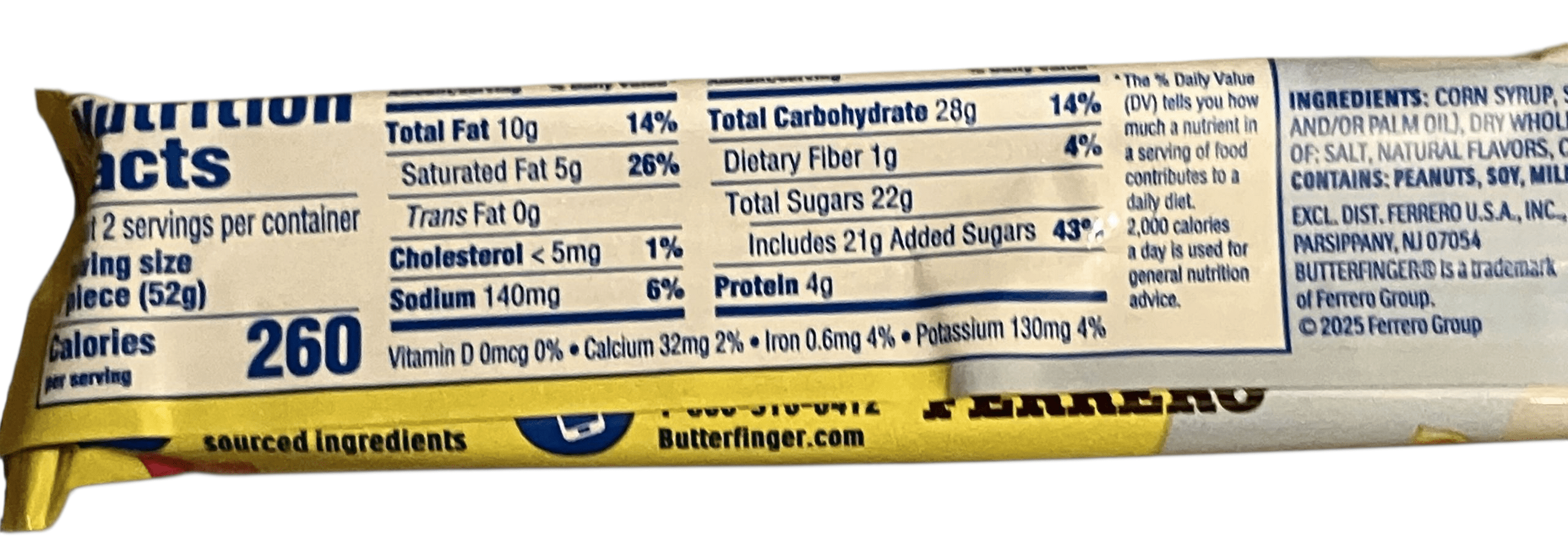 Butterfinger Marshmallow 1.9 oz - Pack of 2