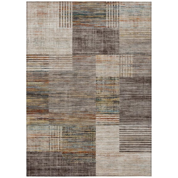 Dalyn Rugs Machine Washable Indoor/Outdoor Chantille ACN2149 Taupe 2'6" x 3'10" Rug