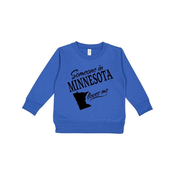 Inktastic Someone in Minnesota Loves Me Toddler Sweatshirt