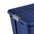 thumbnail image 6 of Sterilite 50 Gallon Plastic Stacker Tote, Stadium Blue, Adult, 6 of 9