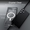thumbnail image 3 of JETech Magnetic Case for Samsung Galaxy S23 Ultra 6.8-Inch, Compatible with MagSafe, Shockproof Protective Phone Cover, Non-Yellowing Hard Clear PC Back (Black), 3 of 7