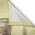 thumbnail image 3 of Ambesonne Vintage Yellow Kitchen Curtains, Sketchy Pelican, 55"x39", Pale Yellow and Brown, 3 of 3
