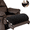 Black, variant on DEDRFUCRecliner Foot Pillow Cushion High Resilience Sherpa Memory Foam Bolster Sleeping Rest Multipurpose Half Roll Leg Pillow Suitable for Bed Chair Sofa Headrest Back Lumbar Leg Support(Light Gray)