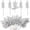 A006- Silver, variant on 20 Pcs, Silver Faux Berry Stems Artificial Greenery Stems Christmas Picks Christmas Tree Decorations Winter Holiday Indoor Outdoor Home and Party Decor, 1 Pack