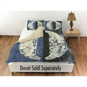 Thumbprintz Vintage Numbers 10 Standard Sham, 30" x 22"