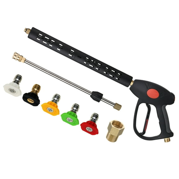 M MINGLE Replacement Pressure Washer Gun with Extension Wand, M22 Fitting, 4000 Psi
