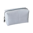 thumbnail image 2 of Woven Cosmetic Pouch, Travel Wash Bag, Makeup Brush Organizer, Spacious Zipper Interior and Lightweight Compact Size for Travel Luggage, Home Vanity, and Gym Locker., 2 of 8