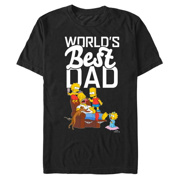 Mens The Simpsons Family Dad Prank T Shirt