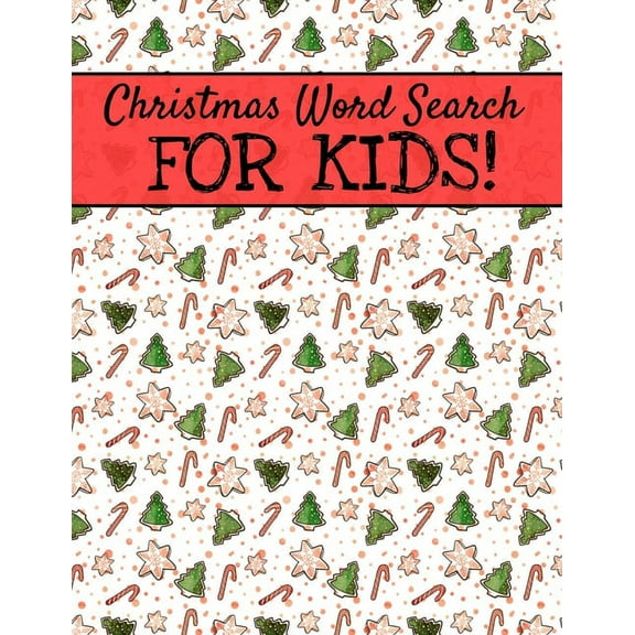 Christmas Word Search For Kids: Holiday Word Search Books, Large Print Christmas Word Search (Paperback)(Large Print)
