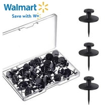 Yileqi 50 PCS Push Pins Picture Hangers Wall Hooks, Double Headed Thumb Tacks for Wall Hangings, Renter Friendly Decor Small Picture Frame Hangers for Drywall Cork Board Home Office Photo Decorations