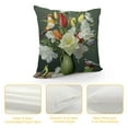 thumbnail image 4 of Creowell Flowers Bird Pillow Covers for Couch Sofa Indoor Outdoor Short Plush Pillow Case Wrinkle Resistant Fade Resistant 1PC 12x12in, 4 of 5